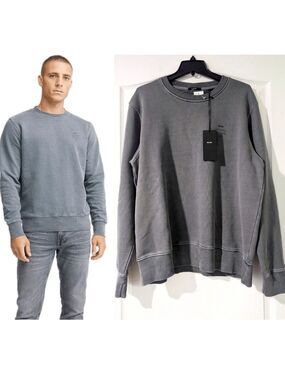 NWT NEUW | Neuw Graphic Logo Crew in Graphite